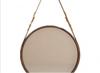 Gerahmter Wandspiegel Luxuriöser brauner Rahmen aus natürlichem Walnussholz